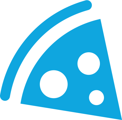 Blue Pizza Slice