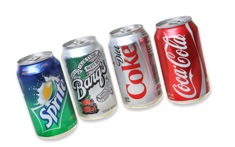 Assorted 6 Pack Canned Soda